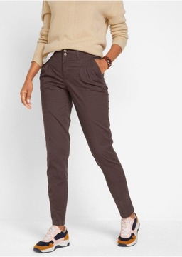 More & More Spodnie z zak\u0142adkami czarny-antracyt Melan\u017cowy W stylu biznesowym Moda Spodnie Spodnie z zakładkami 