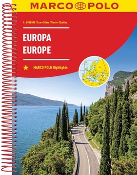 EUROPE EUROPA ATLAS SAMOCHODOWY MARCO POLO 1:800 000