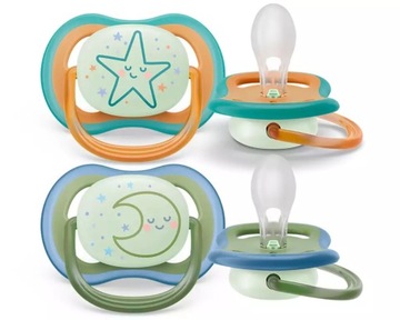 AVENT 2 smoczki smoczek uspokajający ultra AIR 18+ m