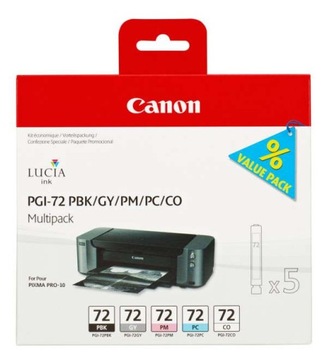 5x tusz org. Canon PGI-72 Pixma Pro-10 6403B007