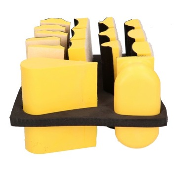 НАБОР ШЛИФОВАЛЬНЫХ БЛОКОВ VELCRO 16 ЭЛЕМЕНТОВ