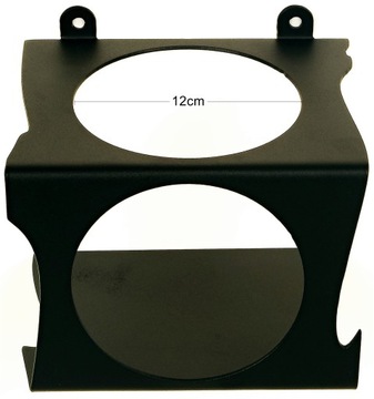 kwietnik loft naścienny wiszący z metalu,18cmx14cm, , pojedynczy, czarny