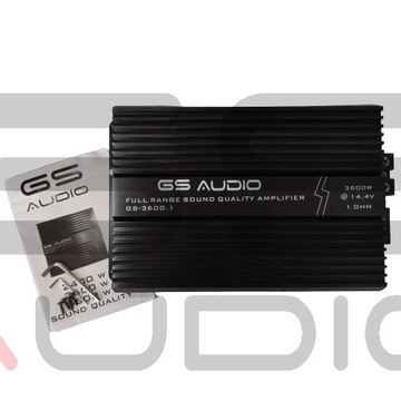 GS Audio 3600.1 SQ 1200/2000/3600RMS, сделано в Корее