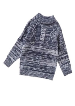 SHEIN SWETER Z DŁUGIM RĘKAWEM NIEBIESKI 150 V3C