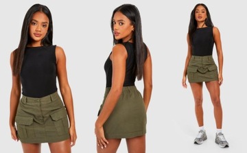 3C0A58 P27 BOOHOO CZARNE BODY SLINKY L
