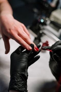 Нитриловые перчатки EASYCARE BLACK OUTLINE, размер L / ЧЕРНЫЙ.