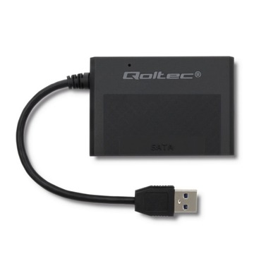 Адаптер Qoltec USB 3.0 для 2,5-дюймовых жестких/твердотельных накопителей SATA3