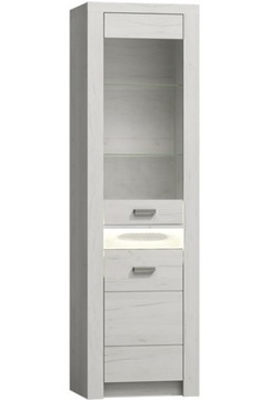 witryna narożna regał zamykany narożny Indiana 23