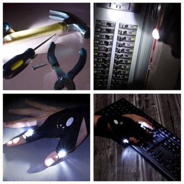 ФОНАРЬ ДЛЯ ПЕРЧАТОК СВЕТОДИОДНЫЙ ТАКТИЧЕСКИЙ ФОНАРЬ ДЛЯ МАСТЕРСКОЙ ЛЕВЫЙ + ПРАВЫЙ