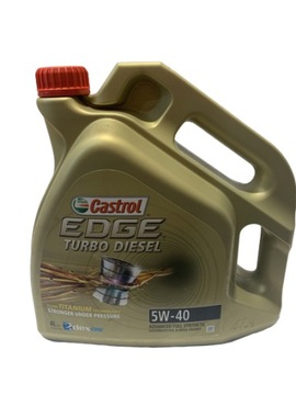 OLEJ SILNIKOWY CASTROL EDGE TURBO DIESEL 5W-40 4L