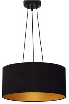 ŻYRANDOL LAMPA WISZĄCA SUFITOWA PLAFON LED E27 ABAŻUR 60cm SALON SYPIALNIA