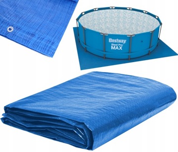 PLANDEKA MATA OGRODOWA UNIWERSALNA 4x4 m OKRYCIE