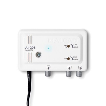 Широкополосный антенный усилитель 2 входа АИ-201 ALCAD