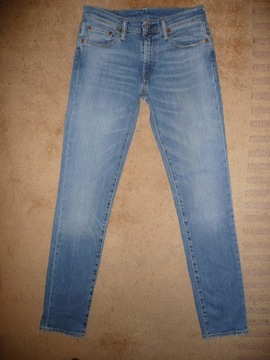 Spodnie dżinsy LEVIS 511 W30/L34=40,5/110cm jeansy
