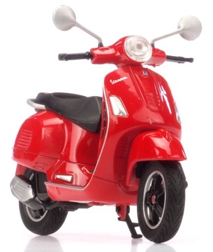 WELLY MOTOCYKL MOTOR SKUTER 2017 VESPA GTS 125CC MODEL KOLEKCJONERSKI