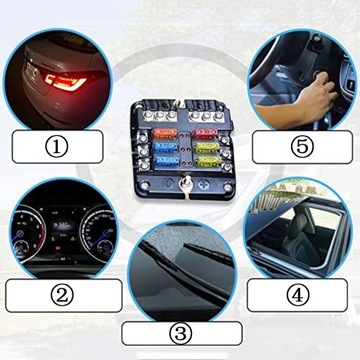 Набор автомобильных предохранителей 2/3/5/7,5/10/150/25/30/35/40A 300 ПК