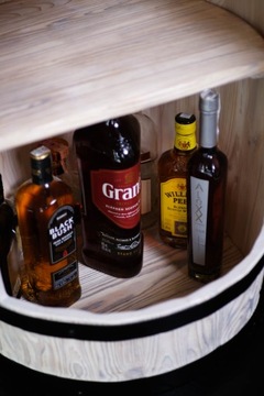 БАРЕК ДЕРЕВЯННАЯ БОЧКА БЕЛАЯ BONANZA WOOD