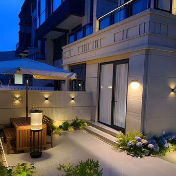 НАСТЕННЫЙ СВЕТИЛЬНИК СОЛНЕЧНАЯ СВЕТОДИОДНАЯ ЛАМПА ДОМ САД НИЗ ВВЕРХ