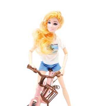 БОЛЬШОЙ НАБОР ИЗ 2 КУКЛ + ТАНДЕМНЫЙ ВЕЛОСИПЕД И АКСЕССУАРЫ ХИТ