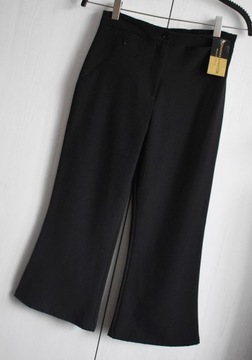 Spodnie galowe eleganckie 110 116 luźne dzwony NEW