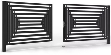 Panele ogrodzeniowe FREESTYLE BR1442 RAL 7016 Antracyt 200x110 cm