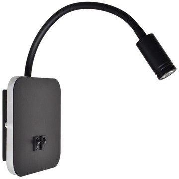 Lampka nocna BASE 8W+2W BLACK