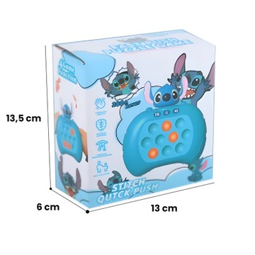 STITCH POP IT АНТИСТРЕСС ЭЛЕКТРИЧЕСКИЙ НАВЫК ИГРА STITCH BLUE