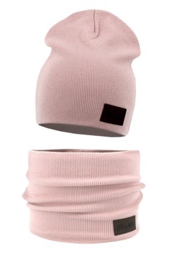 KOMPLET CZAPKA KOMIN TUBA DZIECIĘCA beanie 2-6 LAT