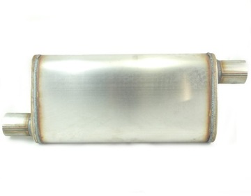 TŁUMIK PRZELOTOWY SPORTOWY ŚRODKOWY OWALNY 2,25'' 58mm 45CM OFF-OFF