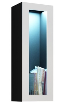 Witryna VIGO 90 cm szkło front połysk -Cama Meble