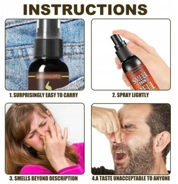 FART SPRAY FART BOMB STEK BOMB 3ШТ.