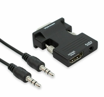 Конвертер из HDMI в VGA + аудио
