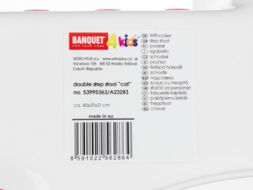 BANQUET 4kids Табурет - подвійний ступінь CAT 40 x 37 x 21 см, набір 2 шт.
