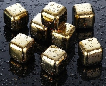 Металлические кубики льда для напитков «Виски», 4 шт.