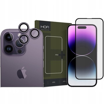 HOFI SZKŁO HARTOWANE NA IPHONE 14 PRO MAX + APARAT
