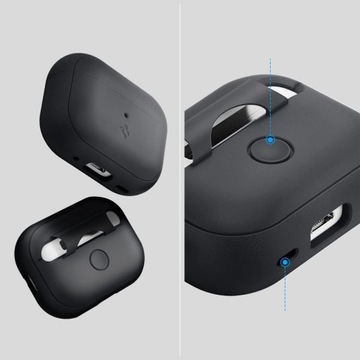 Etui silikonowe Spigen do AirPods Pro 2, + pasek