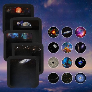 STAR NIGHT ПОВОРОТНАЯ НА 360° СПАЛЬНАЯ ЛАМПА С 12 ДИСКИМИ