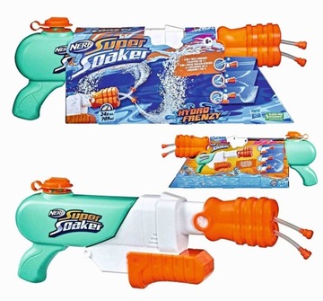 NERF Super Soaker Wyrzutnia na WODĘ Hydro Frenzy 3w1 F3891 od HASBRO 6+ Lat