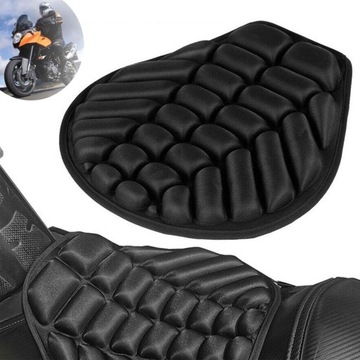 PODUSZKA NA SIEDZENIE MOTOCYKLA 3D COMFORT ABSORPCJA WSTRZĄSÓW ODDYCHAJĄCY