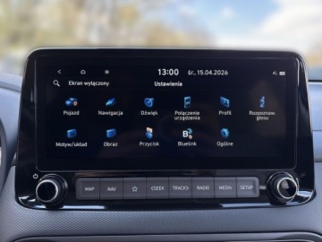 Hyundai Kona I Crossover Facelifting 1.6 T-GDI 198KM 2021 Hyundai Kona PREMIUM 4WD Kamery 360 Wentylacja Tempomat ACC Led Head, zdjęcie 23