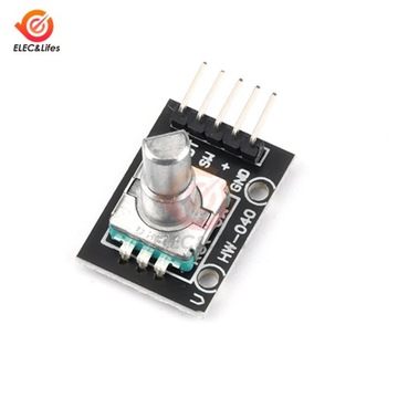 Тип резьбы KY-040 Поворотный энкодер 6 мм + ручка 15*17 мм для Arduino