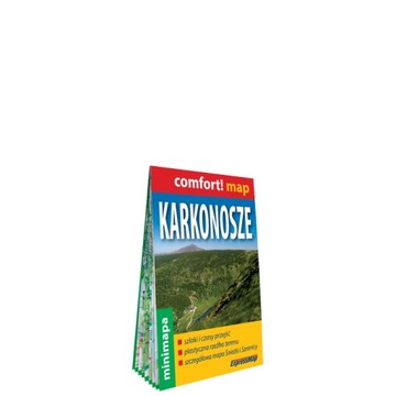 KARKONOSZE MINI LAMINOWANA MAPA TURYSTYCZNA