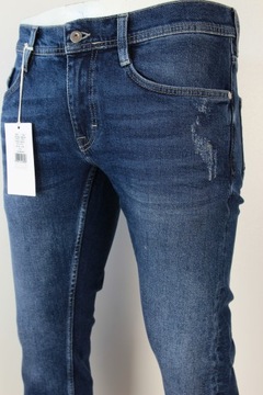 MUSTANG OREGON TAPERED SLIM SPODNIE JEANS _ W32 L32