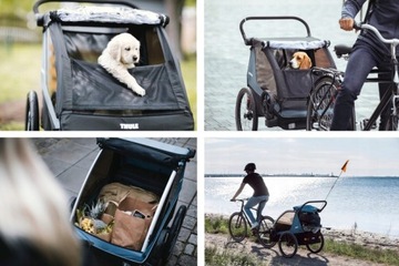 Thule Courier Велосипедный прицеп Коляска для одного или двух детей или собаки