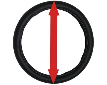 КОЖАНЫЙ ЧЕХОЛ НА РУЛЬ ИЗ ОДНОЙ ЧАСТИ