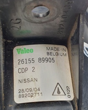HALOGEN LEVÝ NISSAN PRIME P12 26155-89905