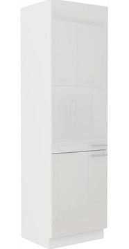 SZAFKA KUCHENNA LARA 60 DK -210 2 F BIAŁY POŁYSK