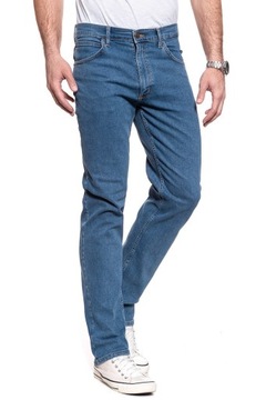 Męskie spodnie jeansowe proste Lee BROOKLYN W42 L34