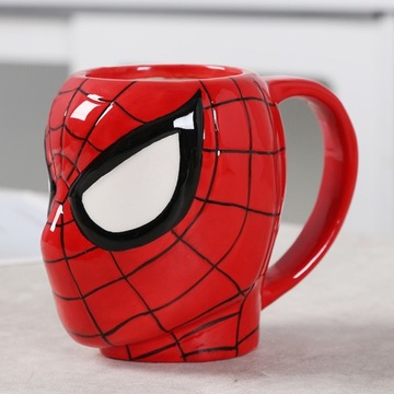 KUBEK SPIDER MAN / CERAMICZNY / RĘCZNIE MALOWANY