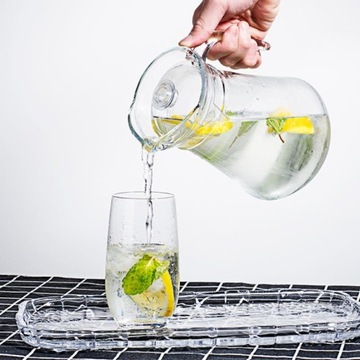 Акриловый кувшин для воды, крышка для напитка, сок